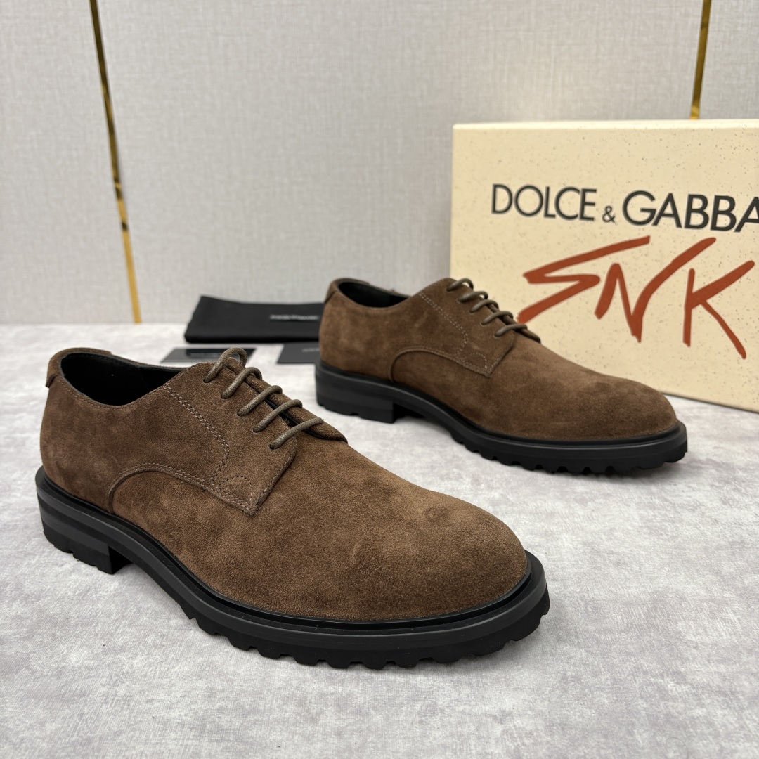 💋💍DG家新品 杜嘉-班纳 Dolce&Gabban* 男士正装鞋厚底鞋皮鞋 以经典德比鞋型为基础， 男