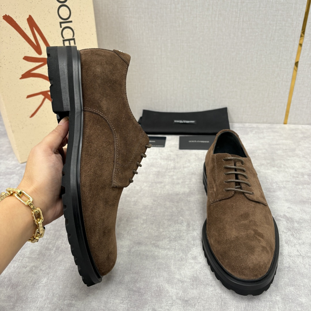 💋💍DG家新品 杜嘉-班纳 Dolce&Gabban* 男士正装鞋厚底鞋皮鞋 以经典德比鞋型为基础， 男