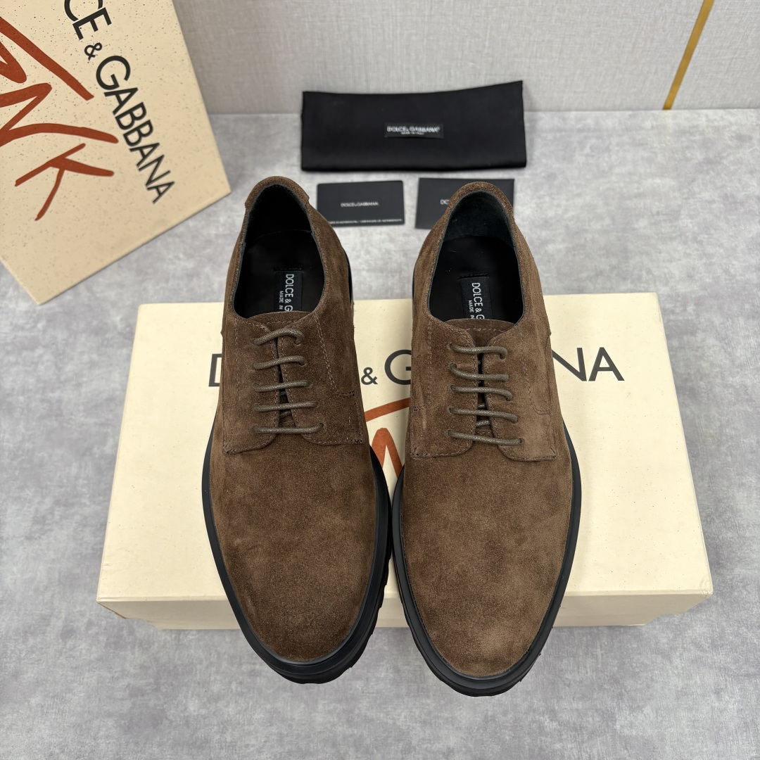 💋💍DG家新品 杜嘉-班纳 Dolce&Gabban* 男士正装鞋厚底鞋皮鞋 以经典德比鞋型为基础， 男