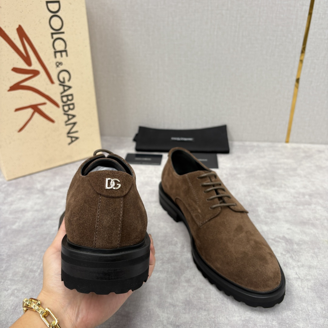 💋💍DG家新品 杜嘉-班纳 Dolce&Gabban* 男士正装鞋厚底鞋皮鞋 以经典德比鞋型为基础， 男