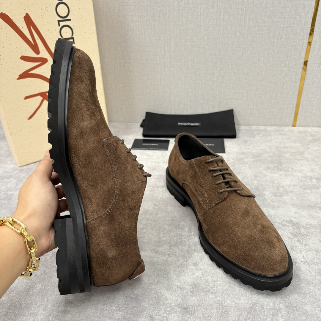 💋💍DG家新品 杜嘉-班纳 Dolce&Gabban* 男士正装鞋厚底鞋皮鞋 以经典德比鞋型为基础， 男