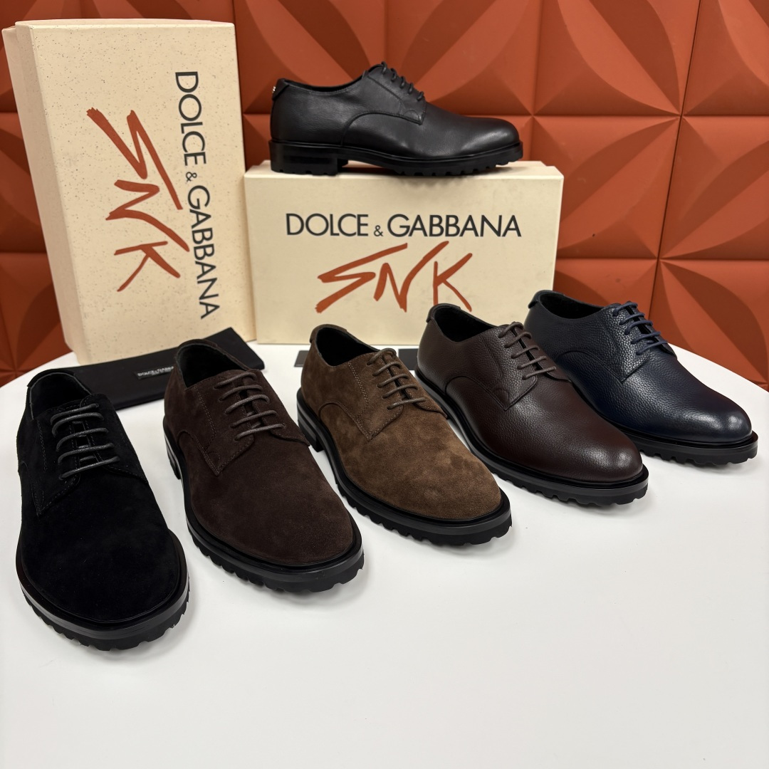 💋💍DG家新品 杜嘉-班纳 Dolce&Gabban* 男士正装鞋厚底鞋皮鞋 以经典德比鞋型为基础， 男