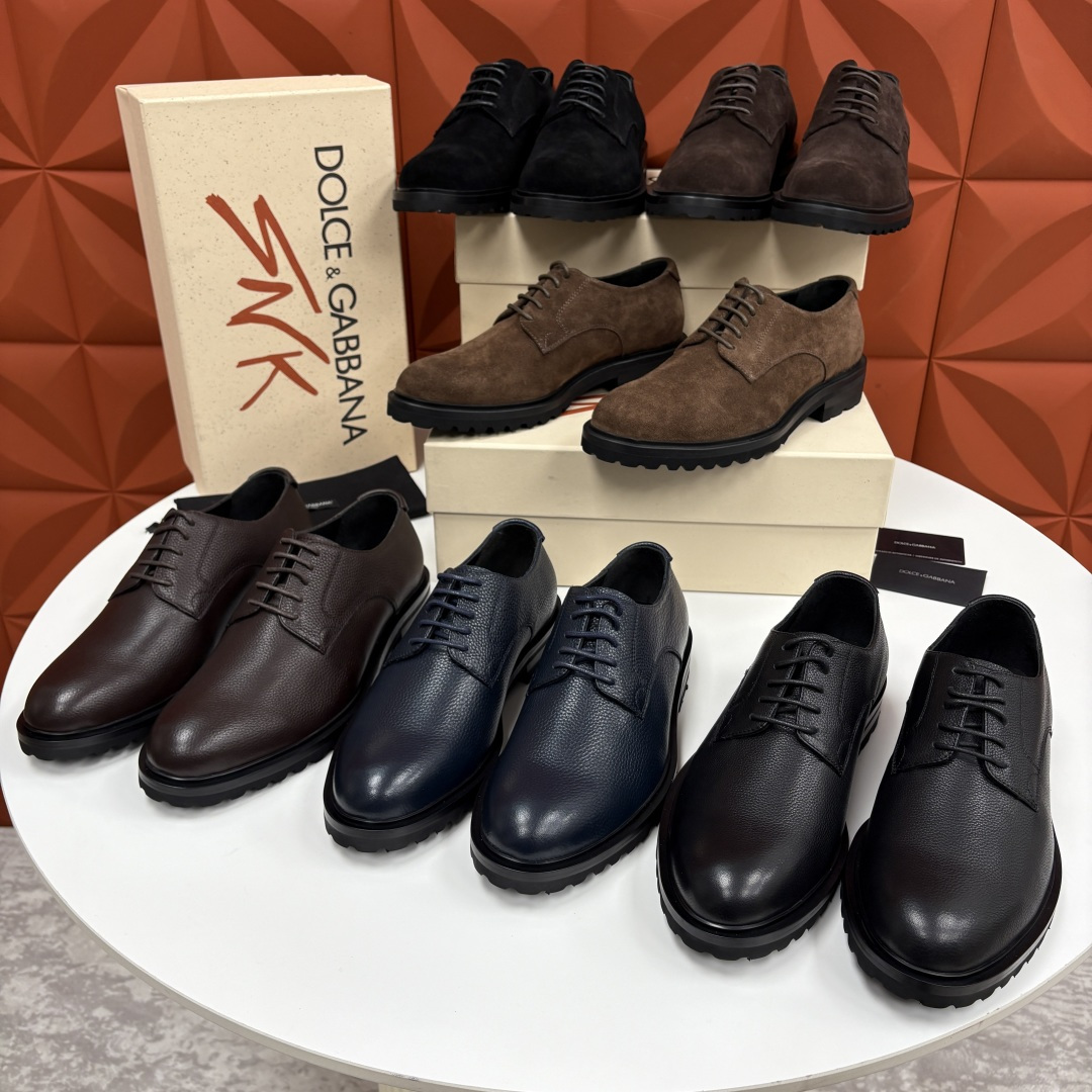 💋💍DG家新品 杜嘉-班纳 Dolce&Gabban* 男士正装鞋厚底鞋皮鞋 以经典德比鞋型为基础， 男
