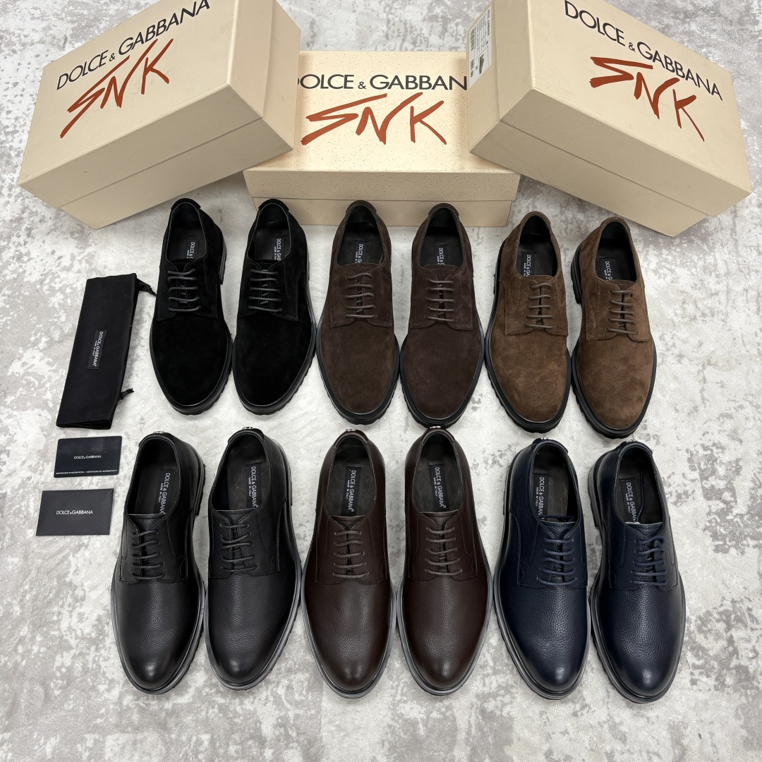 💋💍DG家新品 杜嘉-班纳 Dolce&Gabban* 男士正装鞋厚底鞋皮鞋 以经典德比鞋型为基础， 男
