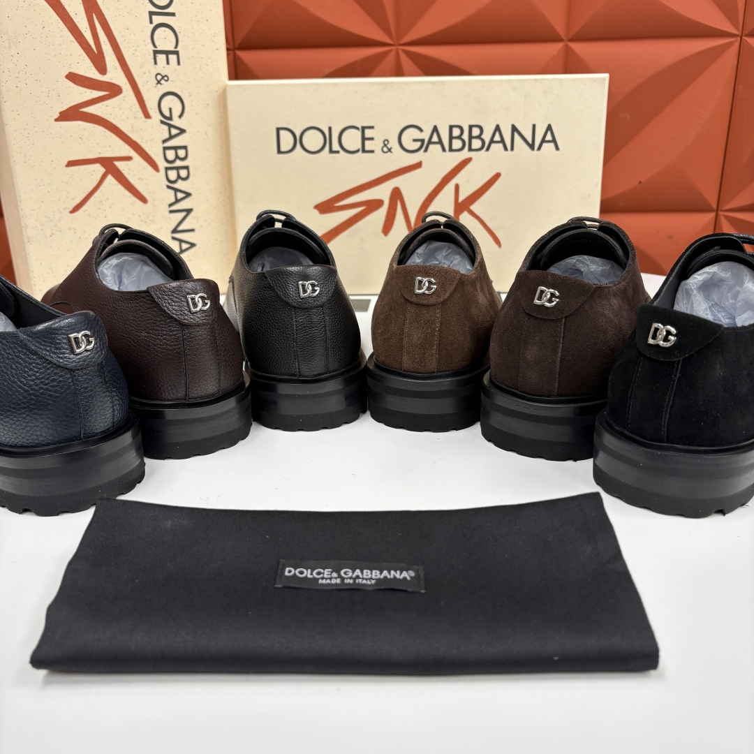 💋💍DG家新品 杜嘉-班纳 Dolce&Gabban* 男士正装鞋厚底鞋皮鞋 以经典德比鞋型为基础， 男