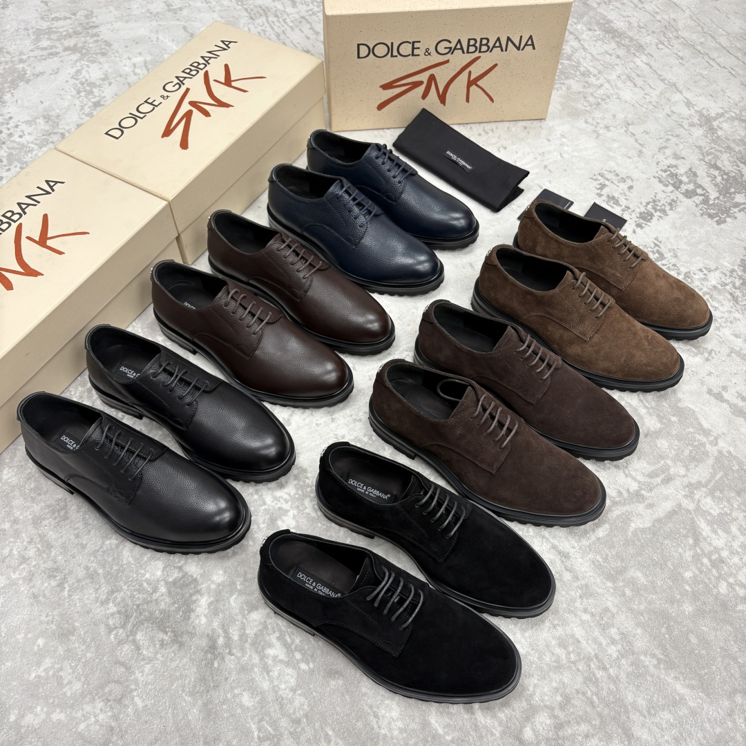 💋💍DG家新品 杜嘉-班纳 Dolce&Gabban* 男士正装鞋厚底鞋皮鞋 以经典德比鞋型为基础， 男