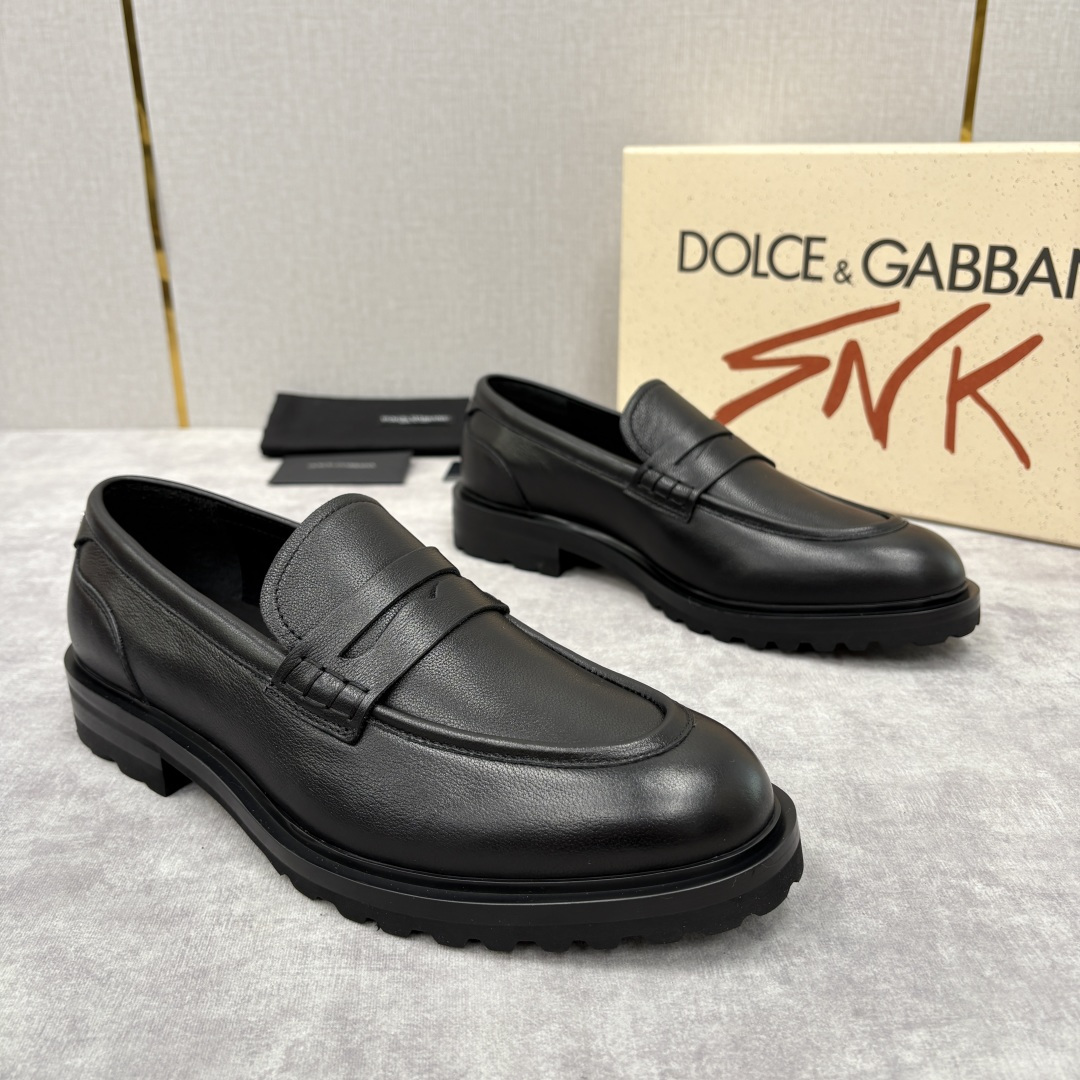 💋💍DG家新品 杜嘉-班纳 Dolce&Gabban* 男士正装鞋厚底鞋 这款乐福鞋皮鞋是把“雅痞松弛感