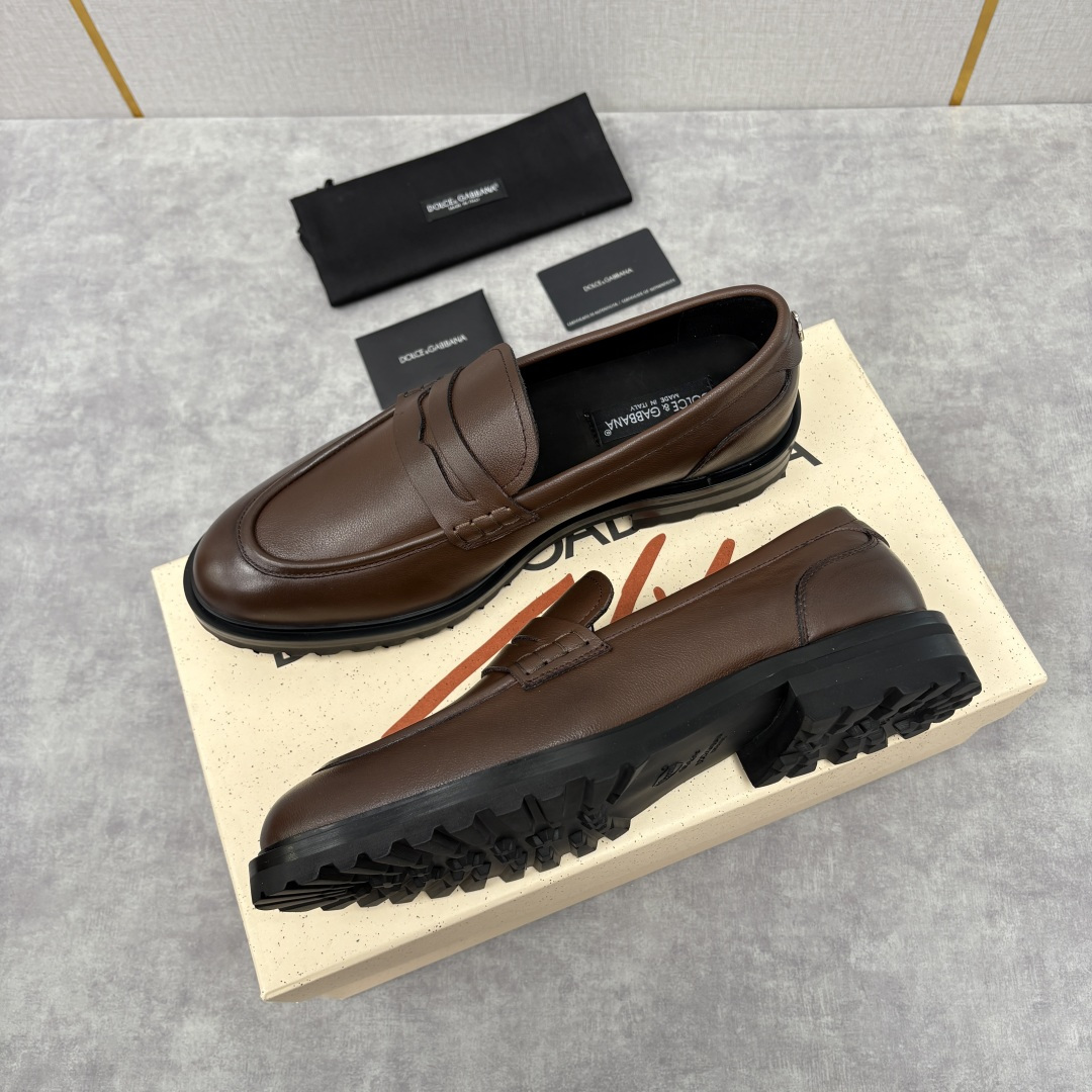 💋💍DG家新品 杜嘉-班纳 Dolce&Gabban* 男士正装鞋厚底鞋 这款乐福鞋皮鞋是把“雅痞松弛感