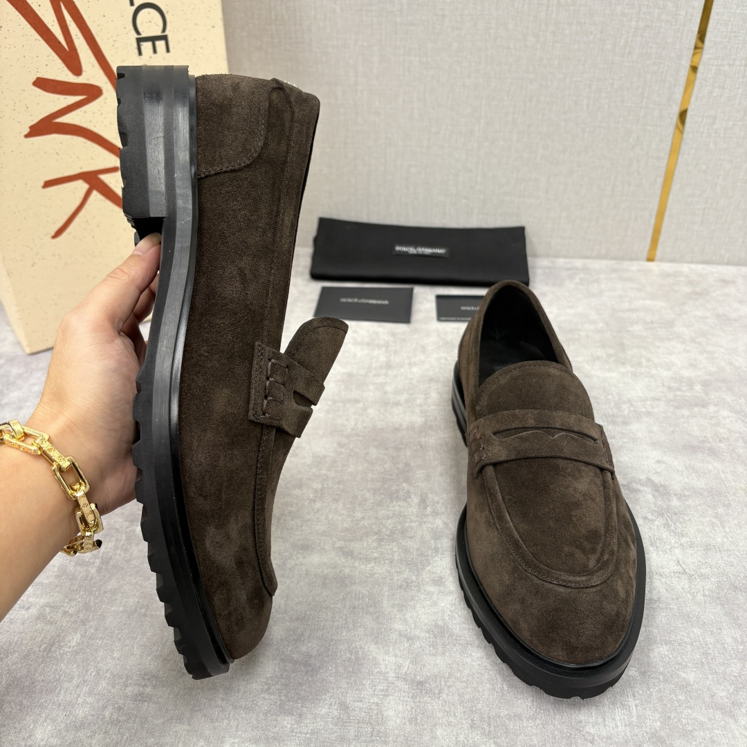 💋💍DG家新品 杜嘉-班纳 Dolce&Gabban* 男士正装鞋厚底鞋 这款乐福鞋皮鞋是把“雅痞松弛感