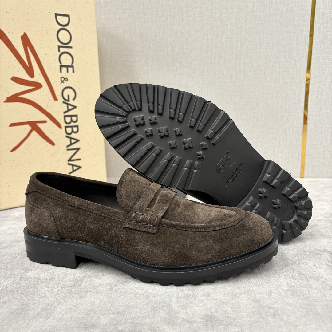 💋💍DG家新品 杜嘉-班纳 Dolce&Gabban* 男士正装鞋厚底鞋 这款乐福鞋皮鞋是把“雅痞松弛感