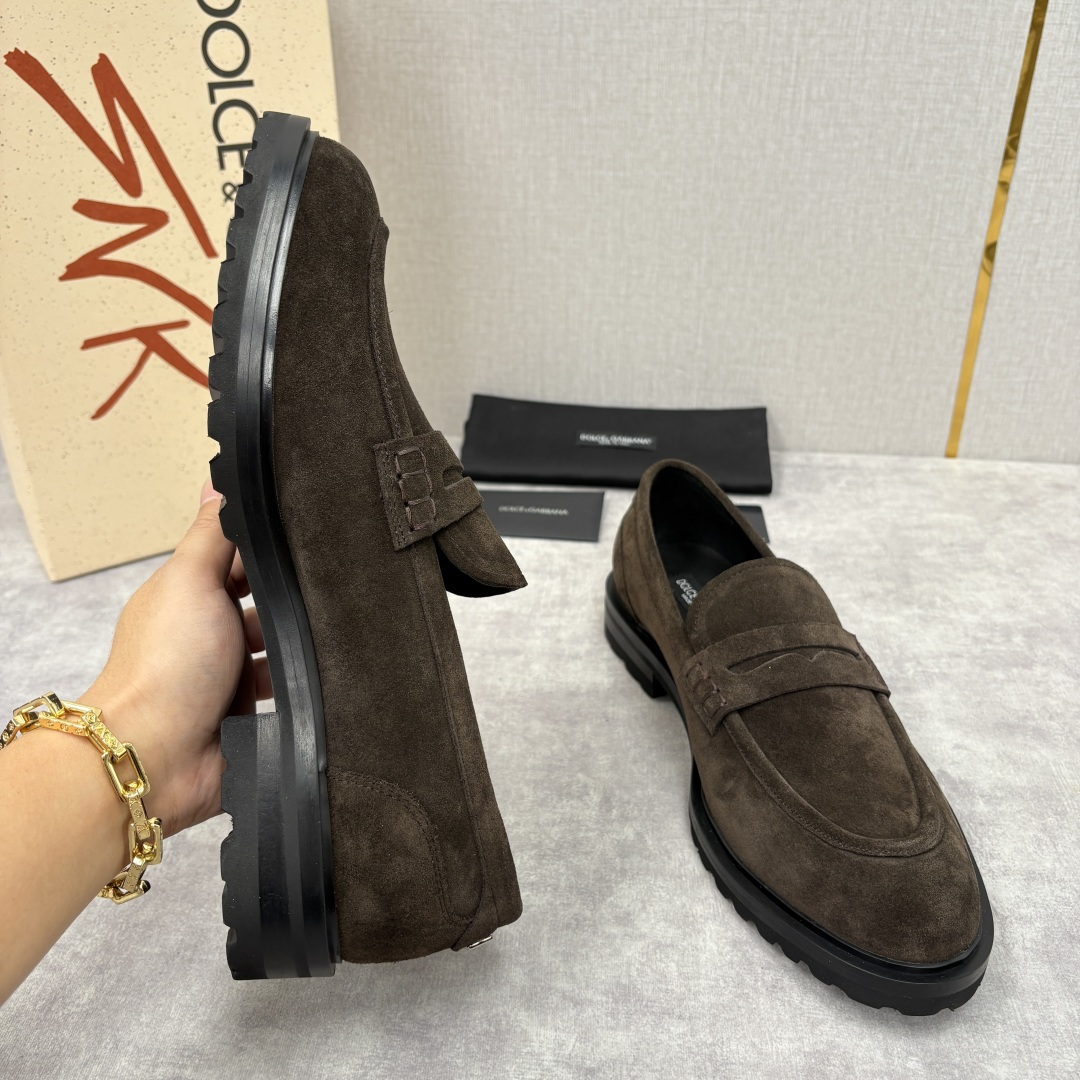 💋💍DG家新品 杜嘉-班纳 Dolce&Gabban* 男士正装鞋厚底鞋 这款乐福鞋皮鞋是把“雅痞松弛感