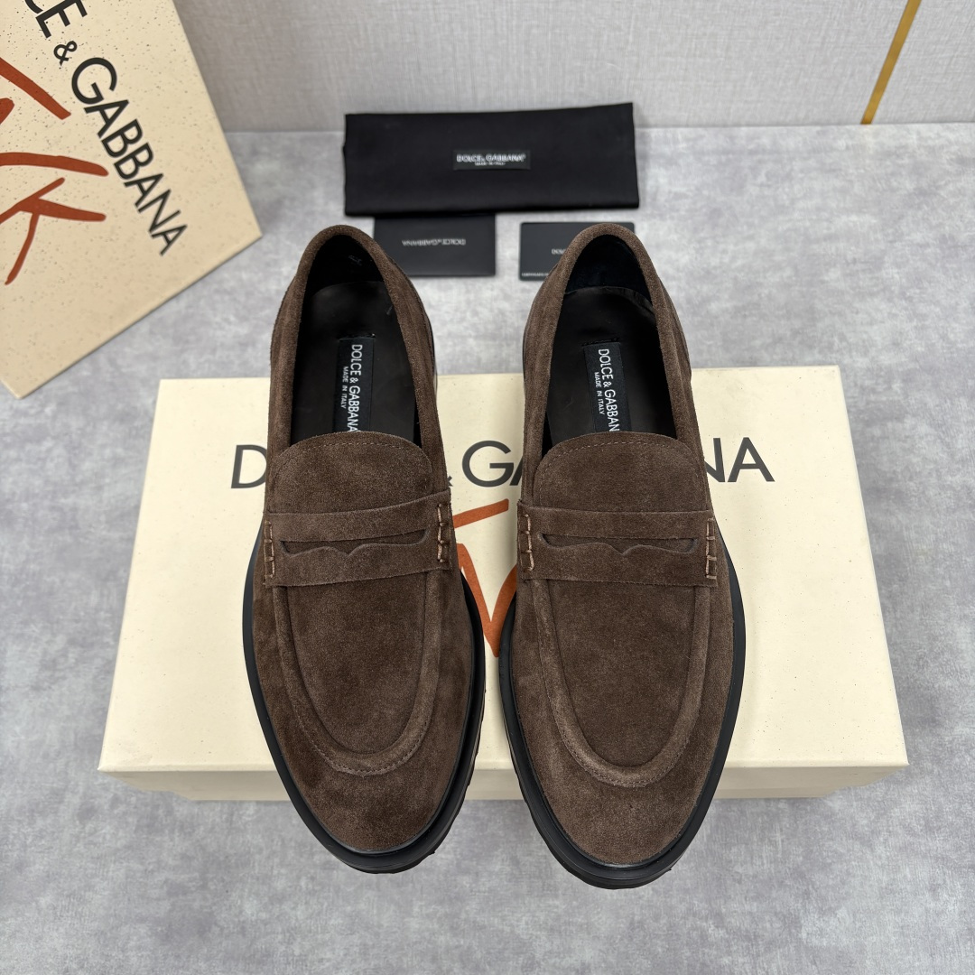 💋💍DG家新品 杜嘉-班纳 Dolce&Gabban* 男士正装鞋厚底鞋 这款乐福鞋皮鞋是把“雅痞松弛感