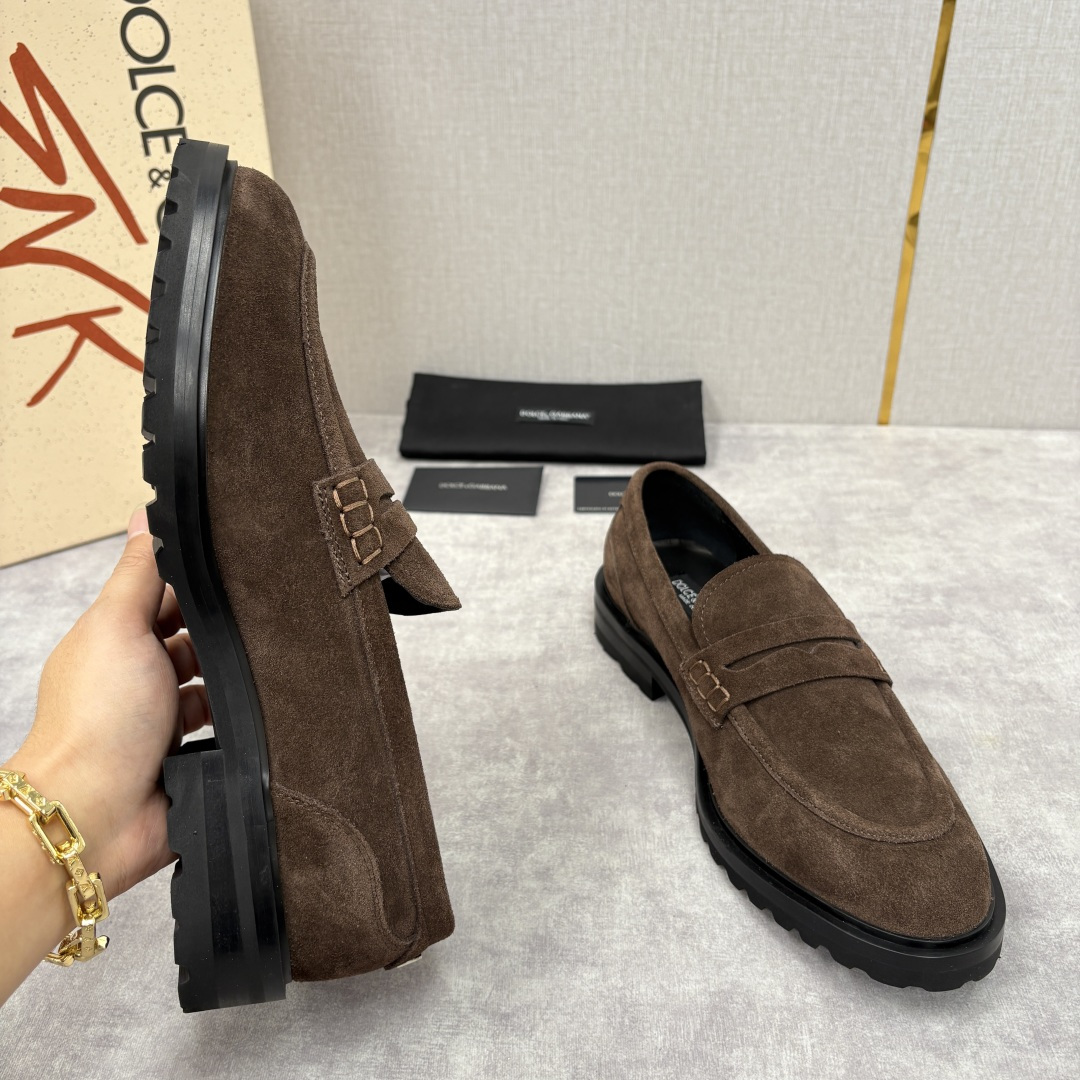 💋💍DG家新品 杜嘉-班纳 Dolce&Gabban* 男士正装鞋厚底鞋 这款乐福鞋皮鞋是把“雅痞松弛感