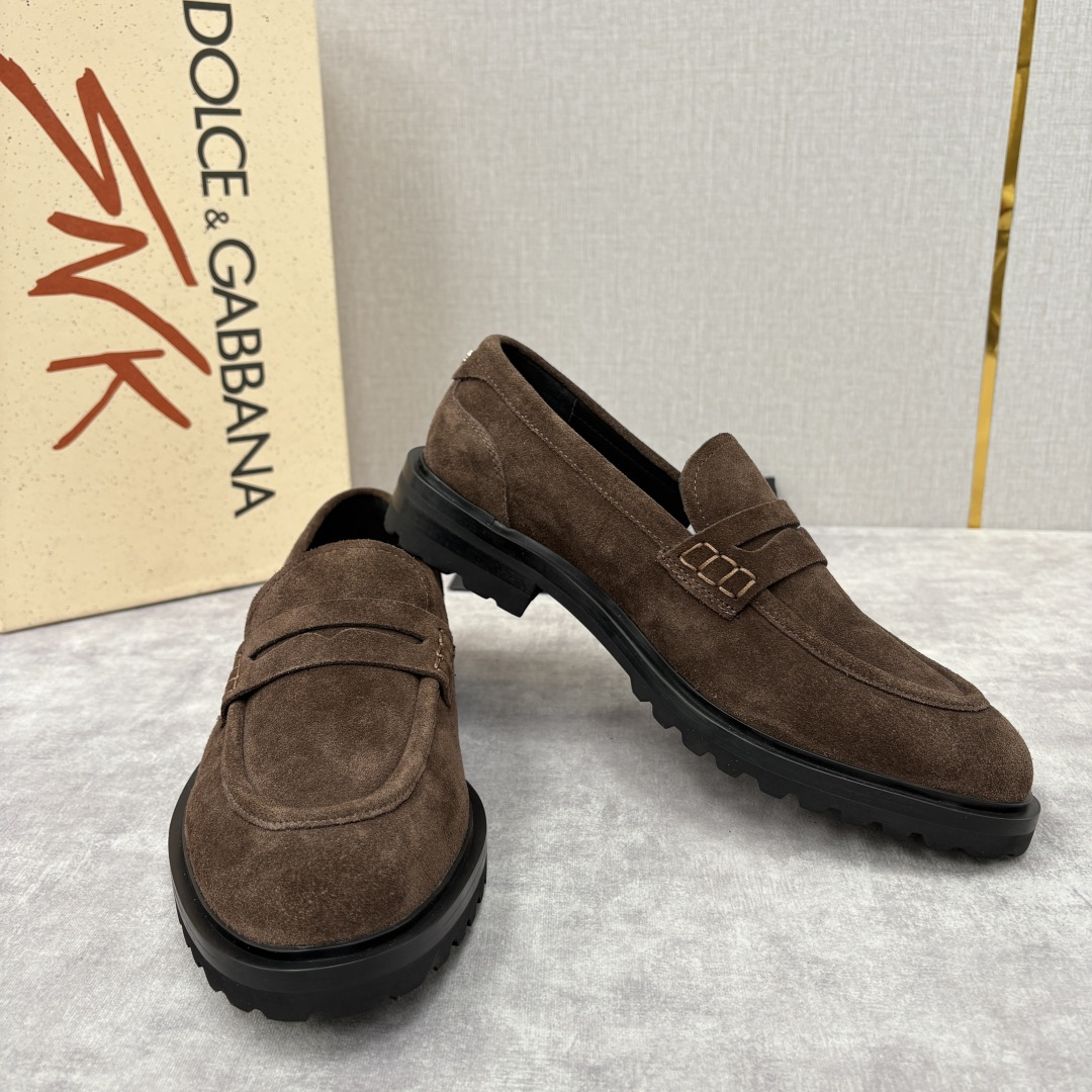 💋💍DG家新品 杜嘉-班纳 Dolce&Gabban* 男士正装鞋厚底鞋 这款乐福鞋皮鞋是把“雅痞松弛感