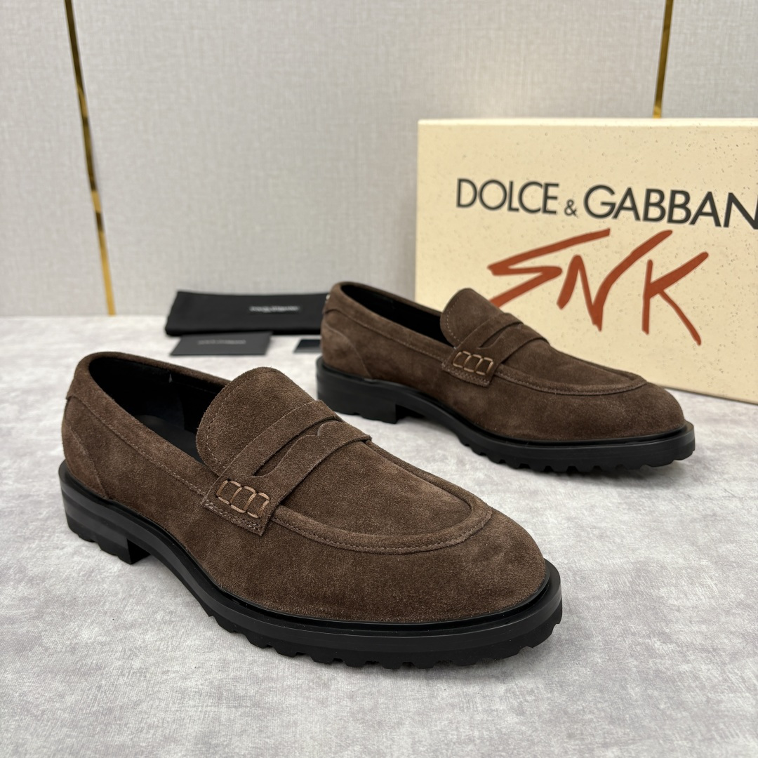 💋💍DG家新品 杜嘉-班纳 Dolce&Gabban* 男士正装鞋厚底鞋 这款乐福鞋皮鞋是把“雅痞松弛感