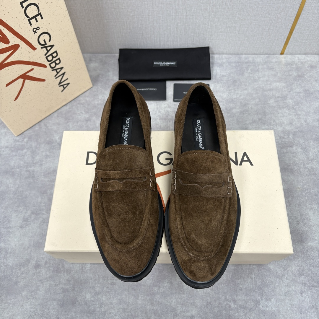 💋💍DG家新品 杜嘉-班纳 Dolce&Gabban* 男士正装鞋厚底鞋 这款乐福鞋皮鞋是把“雅痞松弛感