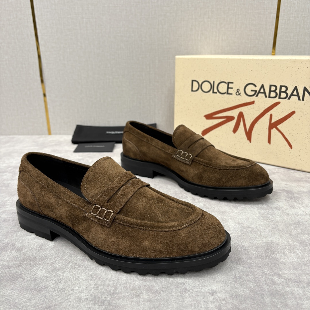 💋💍DG家新品 杜嘉-班纳 Dolce&Gabban* 男士正装鞋厚底鞋 这款乐福鞋皮鞋是把“雅痞松弛感