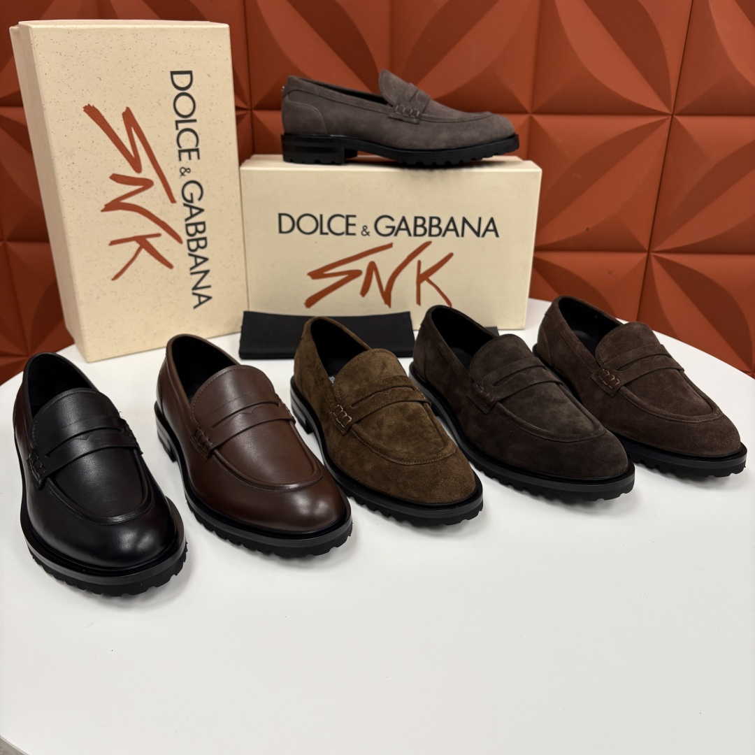 💋💍DG家新品 杜嘉-班纳 Dolce&Gabban* 男士正装鞋厚底鞋 这款乐福鞋皮鞋是把“雅痞松弛感