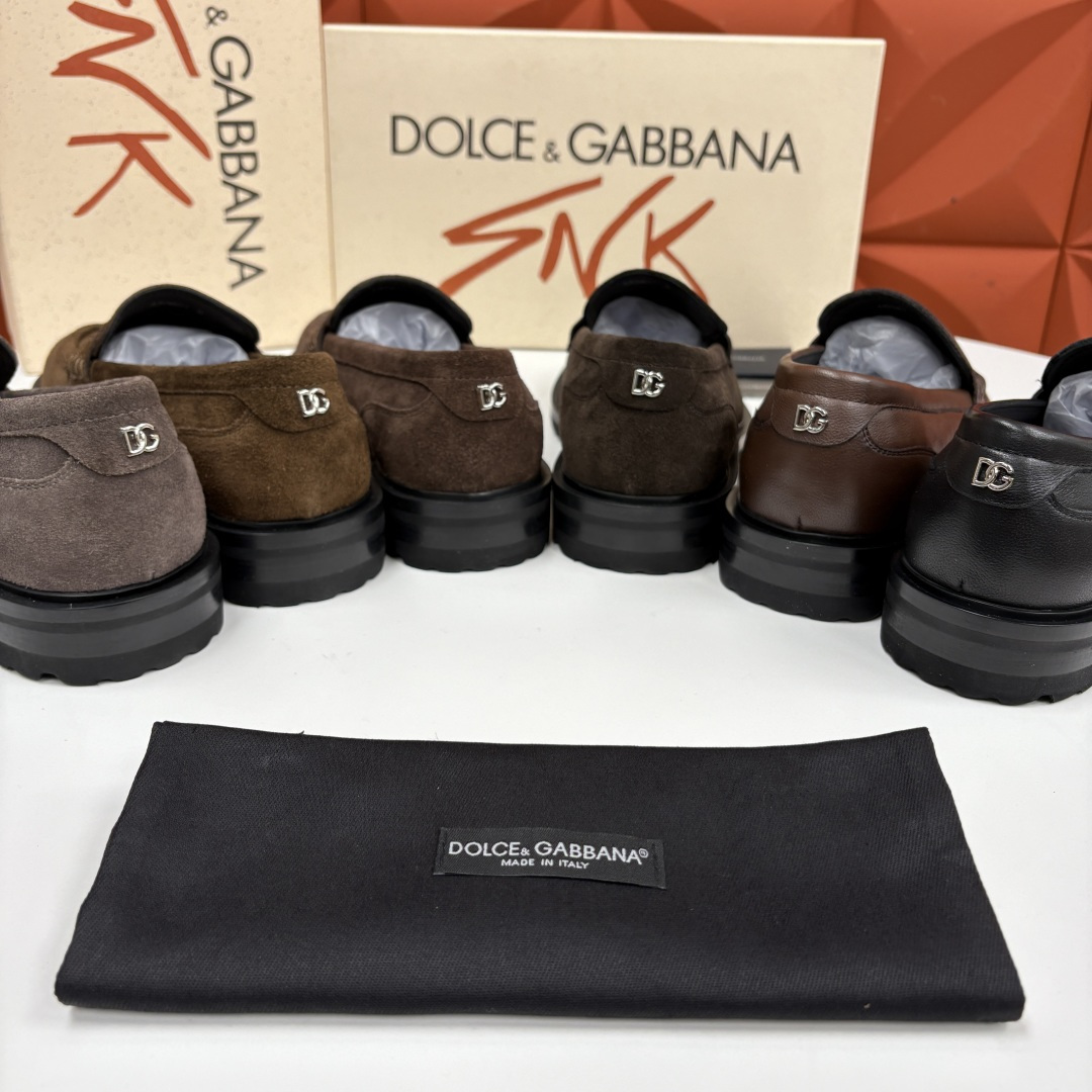 💋💍DG家新品 杜嘉-班纳 Dolce&Gabban* 男士正装鞋厚底鞋 这款乐福鞋皮鞋是把“雅痞松弛感