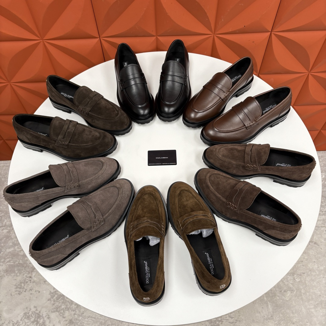 💋💍DG家新品 杜嘉-班纳 Dolce&Gabban* 男士正装鞋厚底鞋 这款乐福鞋皮鞋是把“雅痞松弛感