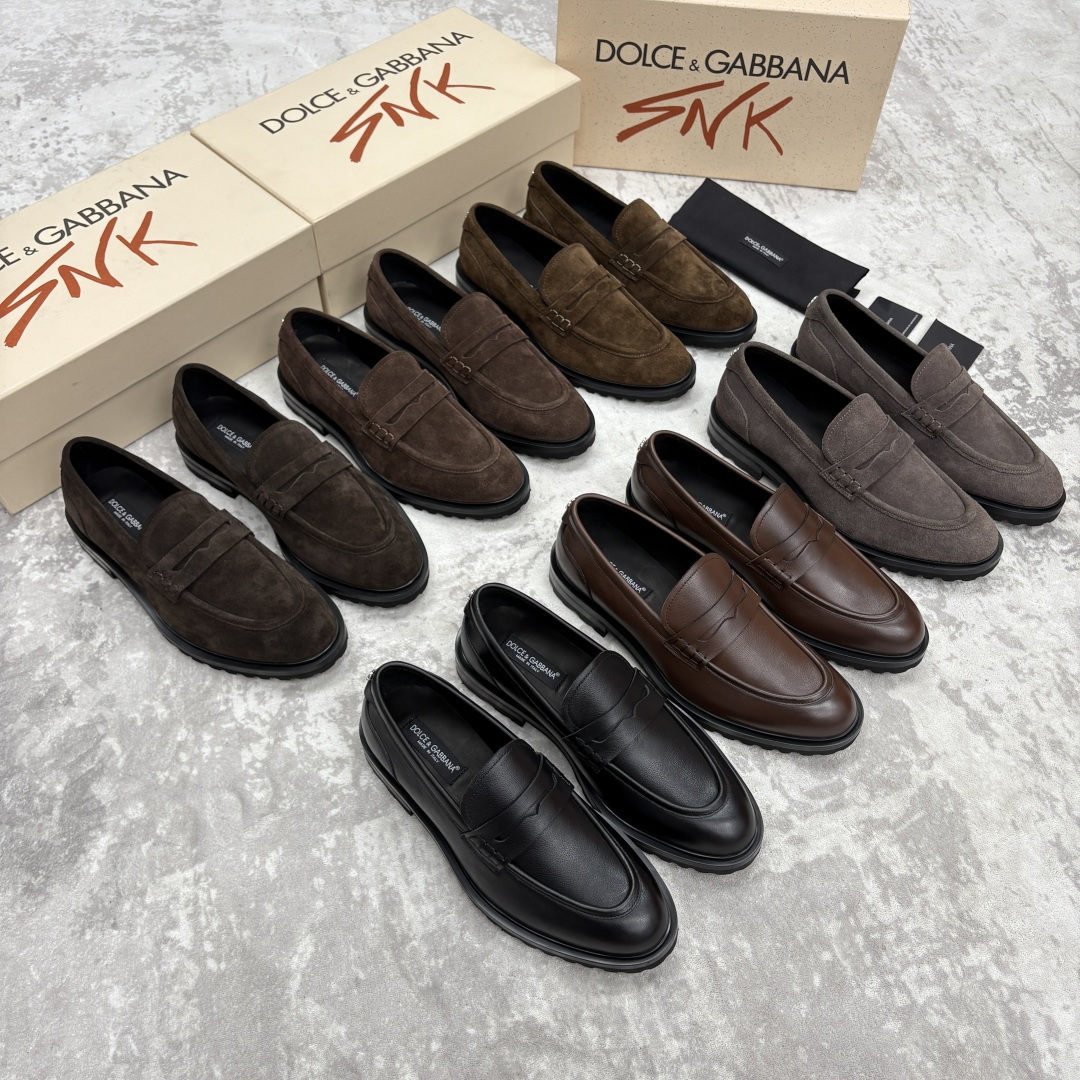 💋💍DG家新品 杜嘉-班纳 Dolce&Gabban* 男士正装鞋厚底鞋 这款乐福鞋皮鞋是把“雅痞松弛感