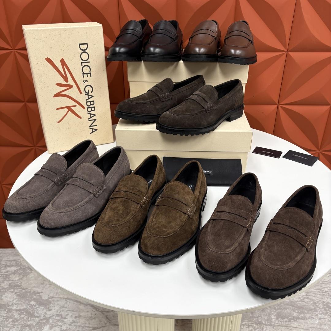💋💍DG家新品 杜嘉-班纳 Dolce&Gabban* 男士正装鞋厚底鞋 这款乐福鞋皮鞋是把“雅痞松弛感