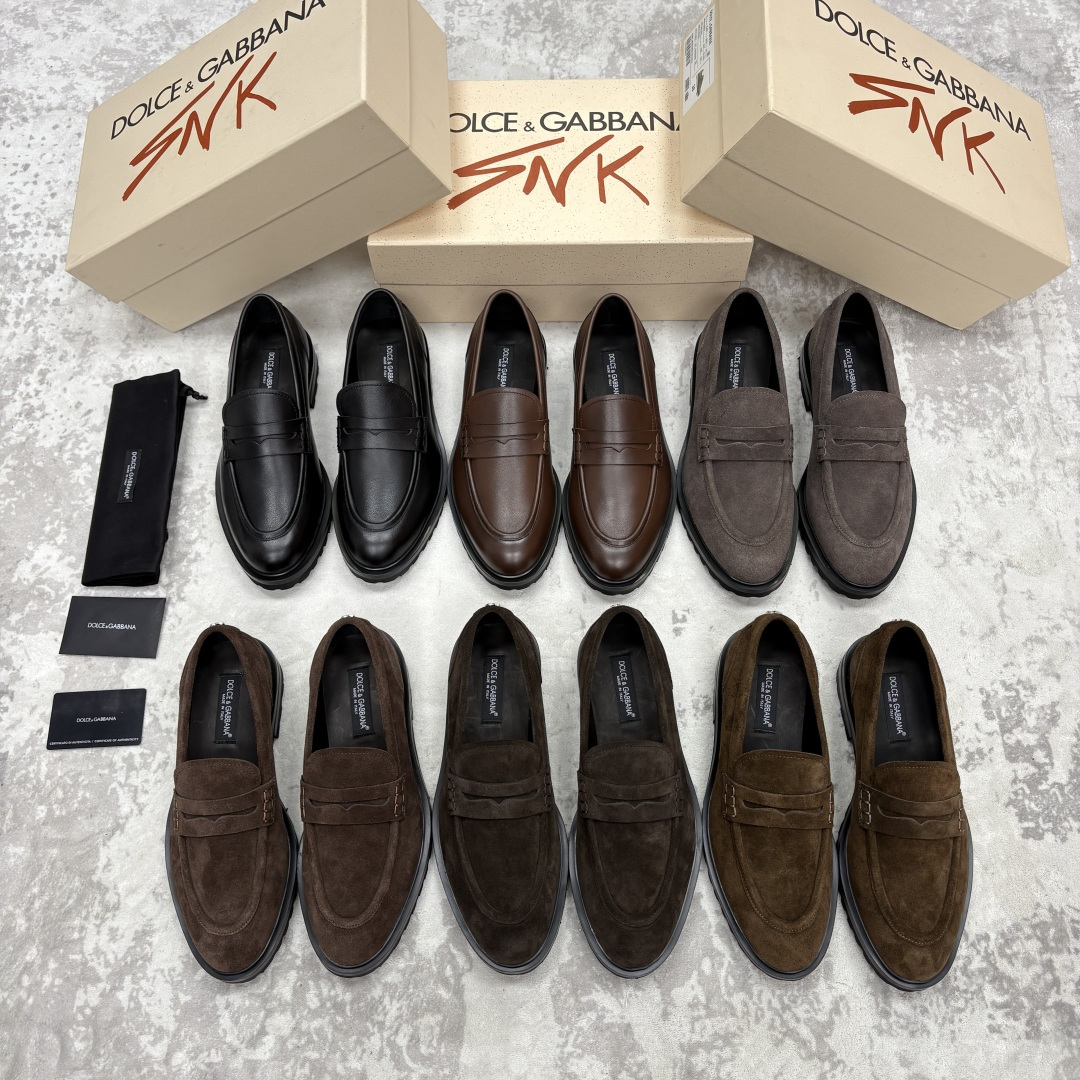 💋💍DG家新品 杜嘉-班纳 Dolce&Gabban* 男士正装鞋厚底鞋 这款乐福鞋皮鞋是把“雅痞松弛感
