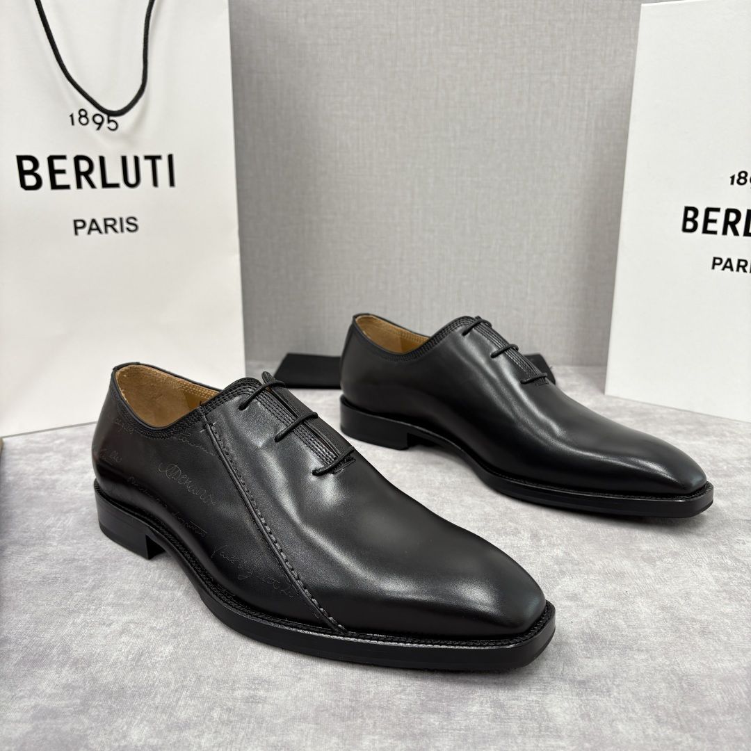 💋💍Berlut* 布鲁提 新款男士手工擦色正装鞋皮鞋上新🆕 Berlut* 对皮革的执念近乎苛刻，精选