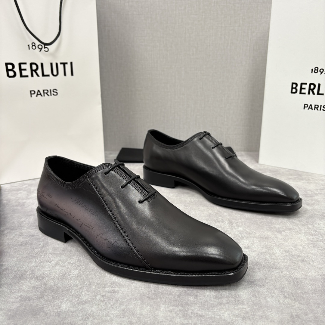 💋💍Berlut* 布鲁提 新款男士手工擦色正装鞋皮鞋上新🆕 Berlut* 对皮革的执念近乎苛刻，精选