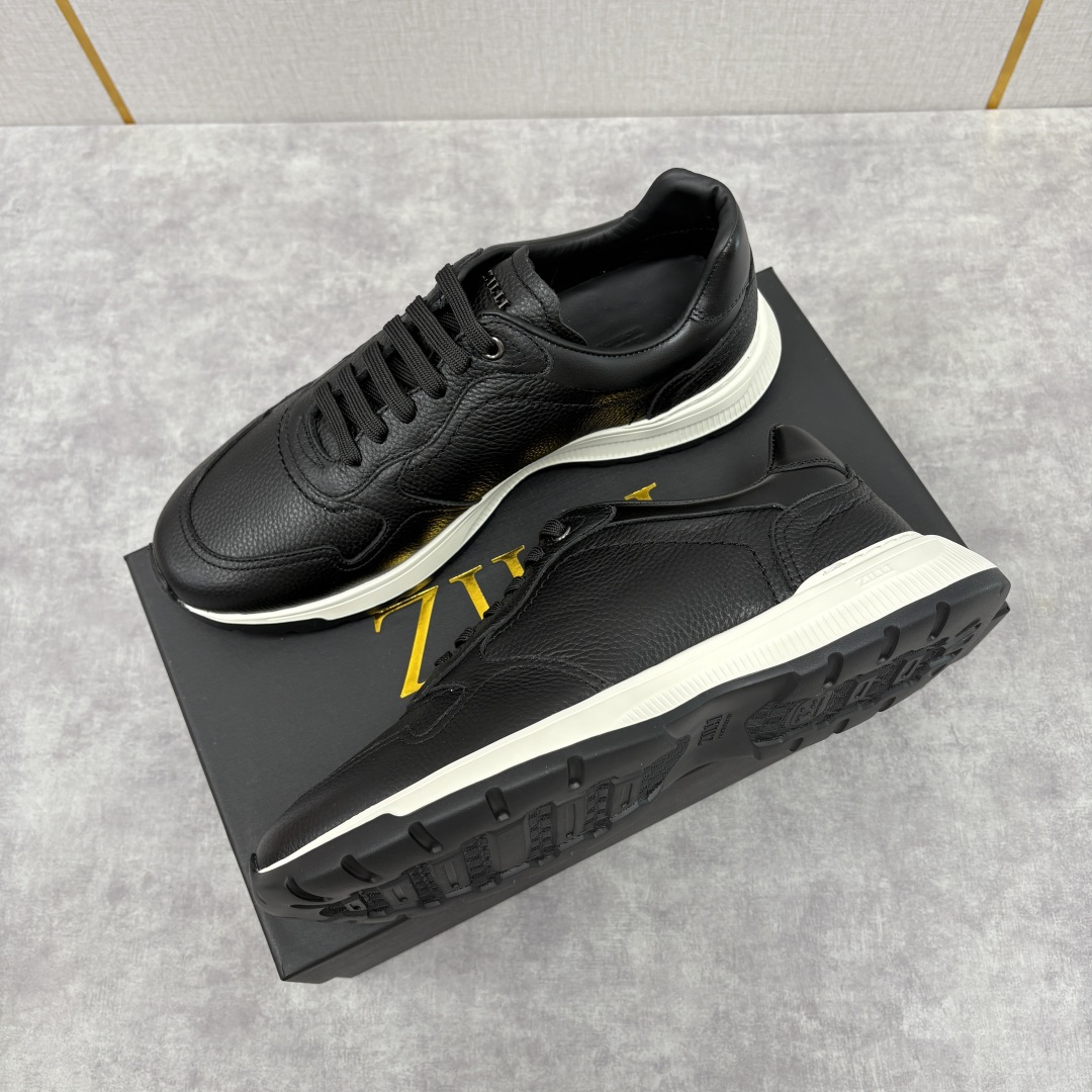 💋💍ZL家新品 Zill* 兹-利 是1970创立的法国奢侈男装品牌 缝线装饰男士休闲运动鞋当法式奢华邂