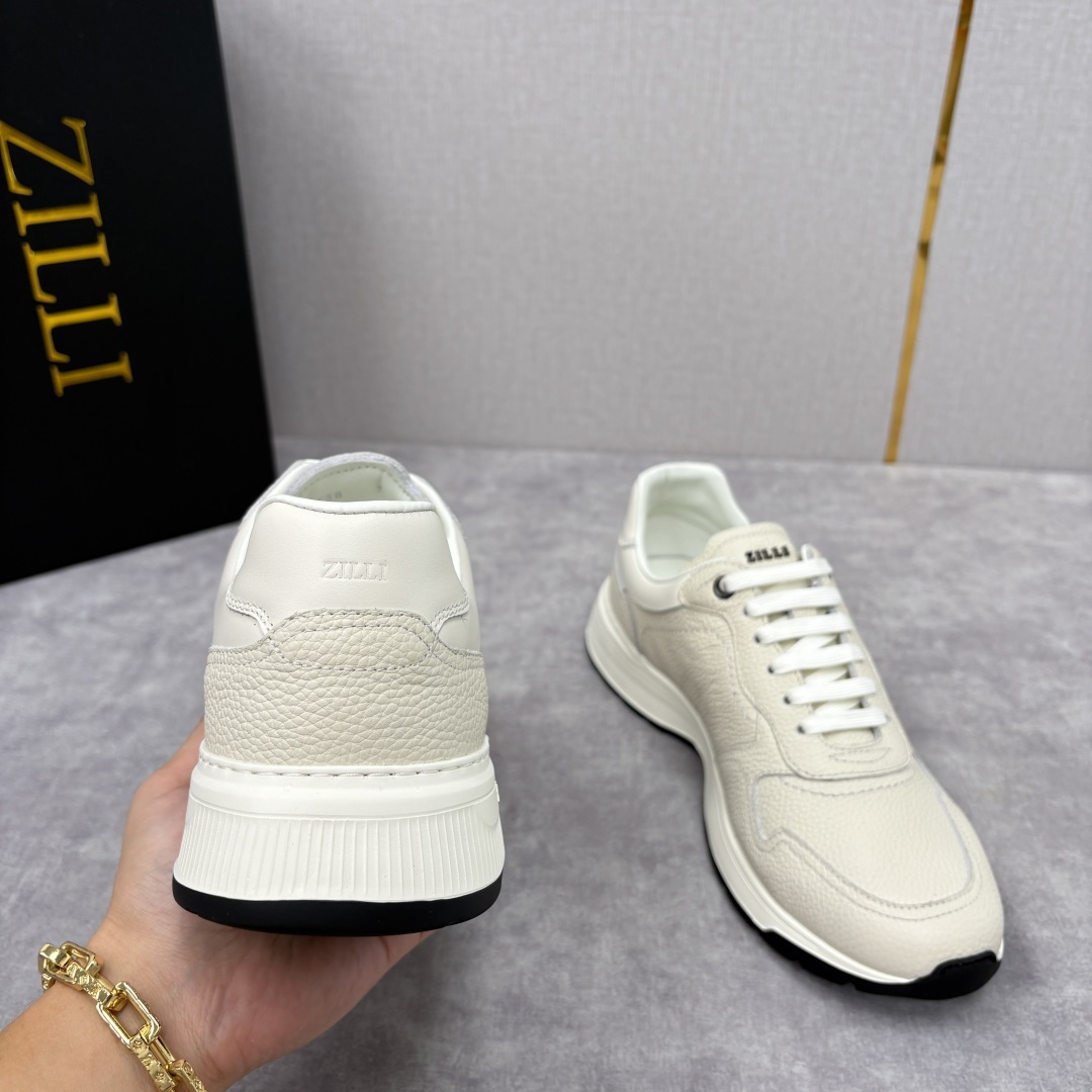 💋💍ZL家新品 Zill* 兹-利 是1970创立的法国奢侈男装品牌 缝线装饰男士休闲运动鞋当法式奢华邂