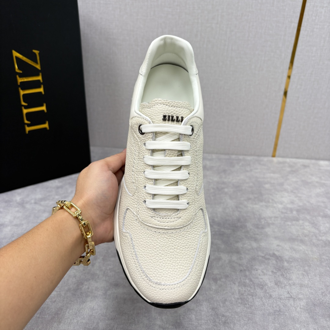 💋💍ZL家新品 Zill* 兹-利 是1970创立的法国奢侈男装品牌 缝线装饰男士休闲运动鞋当法式奢华邂