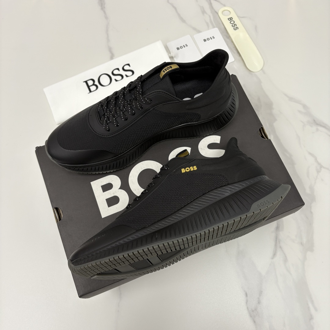 💋💍BOSS 男士新款 HUG*O BOSS男士休闲运动鞋：商务型格与运动基因的无缝衔接，解锁都市通勤新