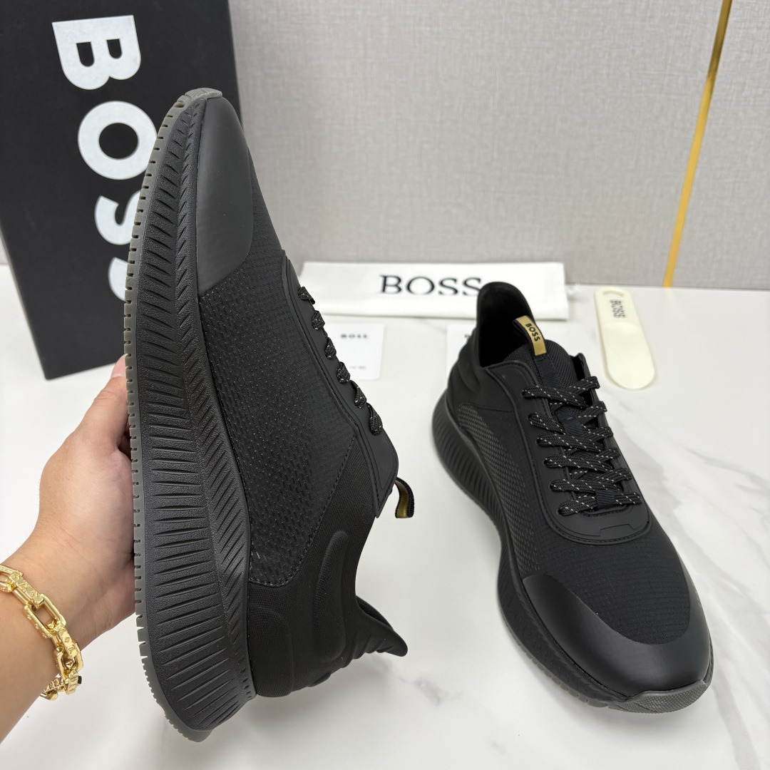 💋💍BOSS 男士新款 HUG*O BOSS男士休闲运动鞋：商务型格与运动基因的无缝衔接，解锁都市通勤新
