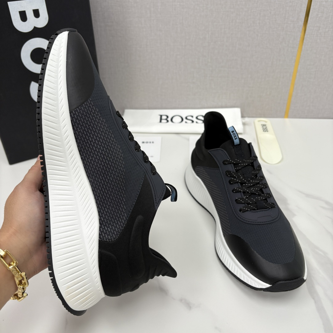 💋💍BOSS 男士新款 HUG*O BOSS男士休闲运动鞋：商务型格与运动基因的无缝衔接，解锁都市通勤新