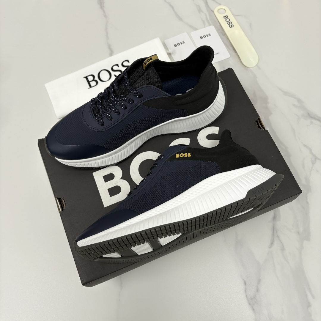 💋💍BOSS 男士新款 HUG*O BOSS男士休闲运动鞋：商务型格与运动基因的无缝衔接，解锁都市通勤新