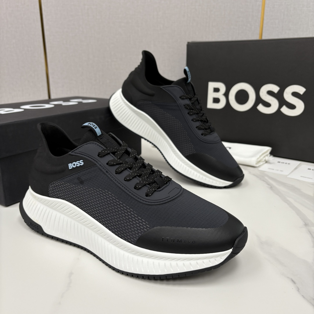 💋💍BOSS 男士新款 HUG*O BOSS男士休闲运动鞋：商务型格与运动基因的无缝衔接，解锁都市通勤新