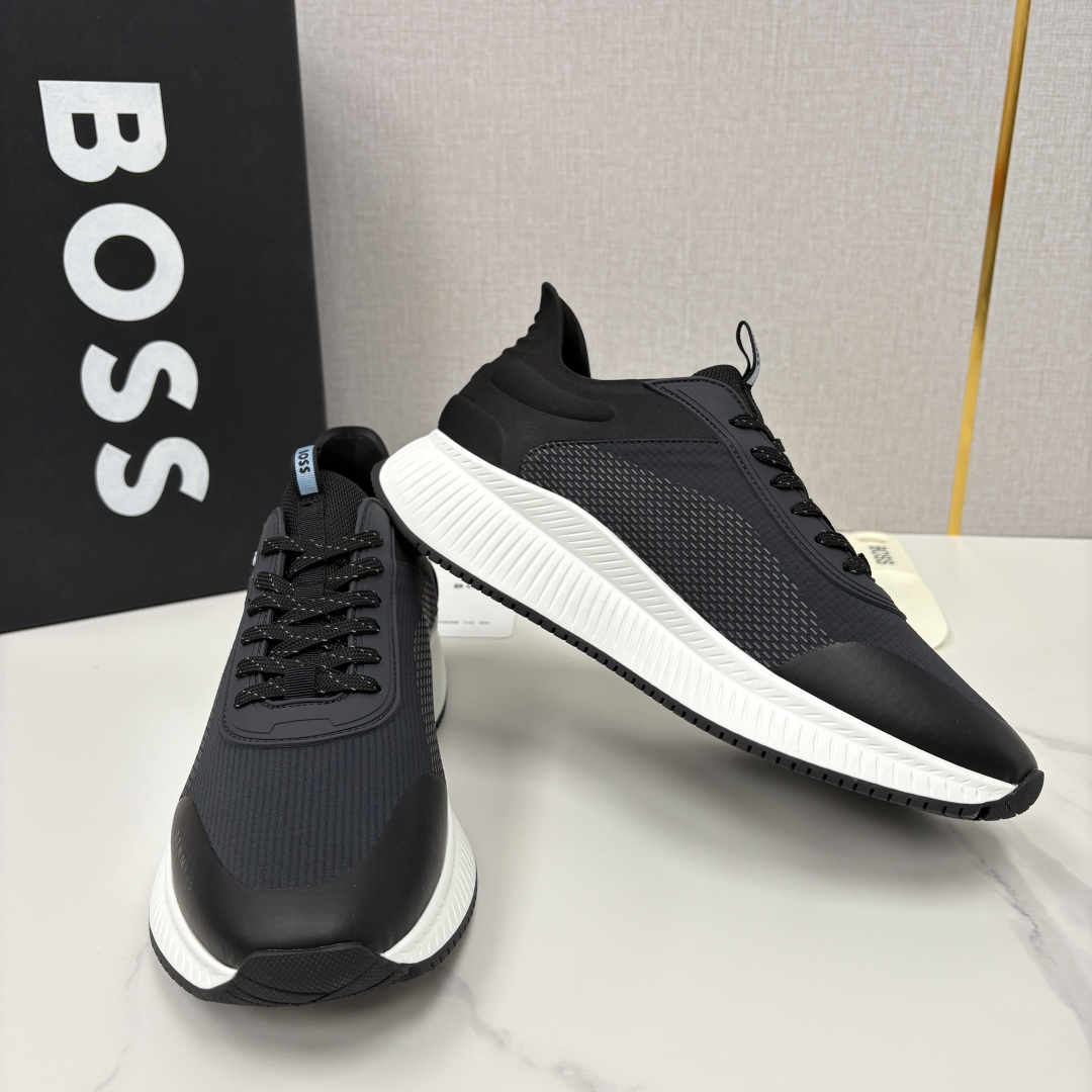 💋💍BOSS 男士新款 HUG*O BOSS男士休闲运动鞋：商务型格与运动基因的无缝衔接，解锁都市通勤新