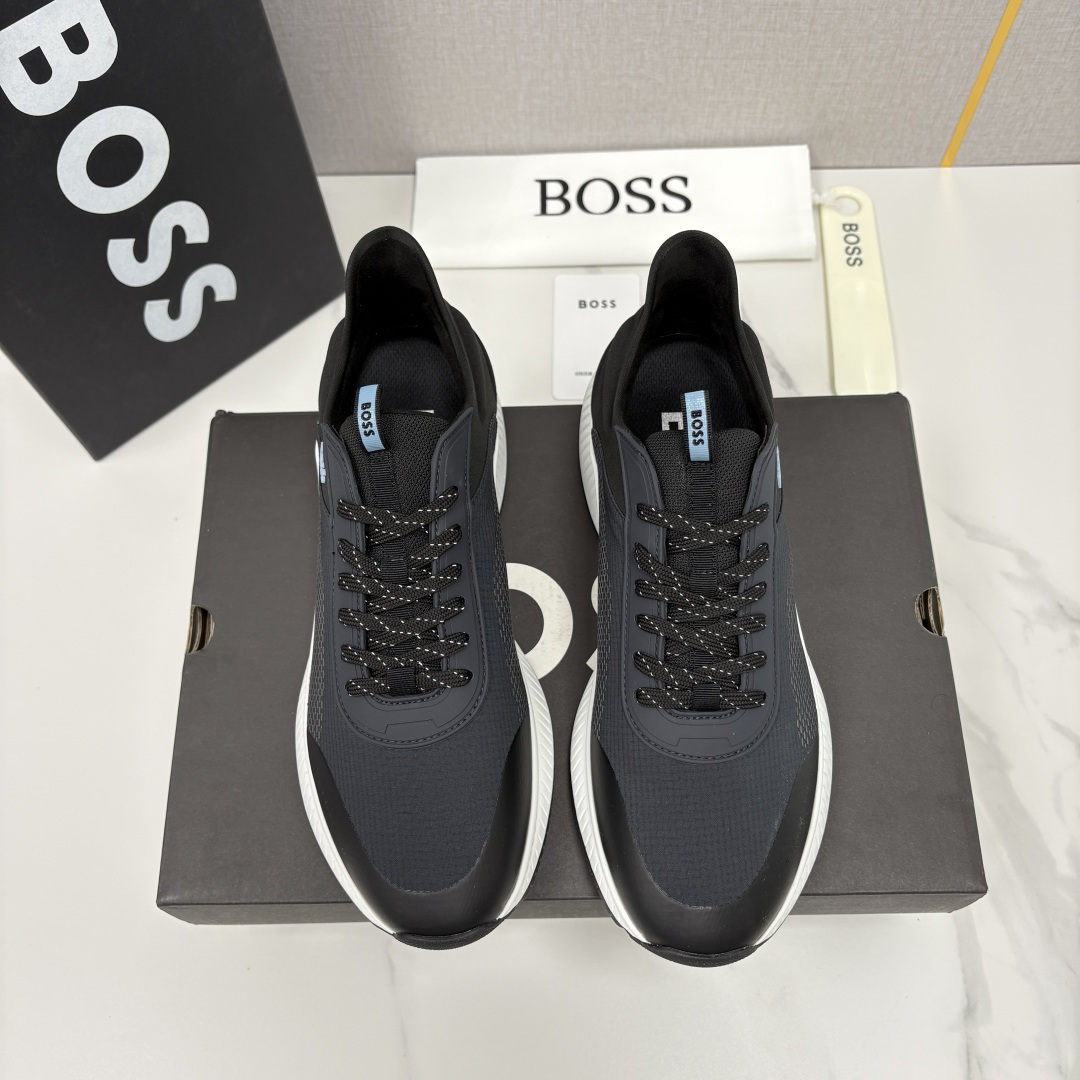 💋💍BOSS 男士新款 HUG*O BOSS男士休闲运动鞋：商务型格与运动基因的无缝衔接，解锁都市通勤新