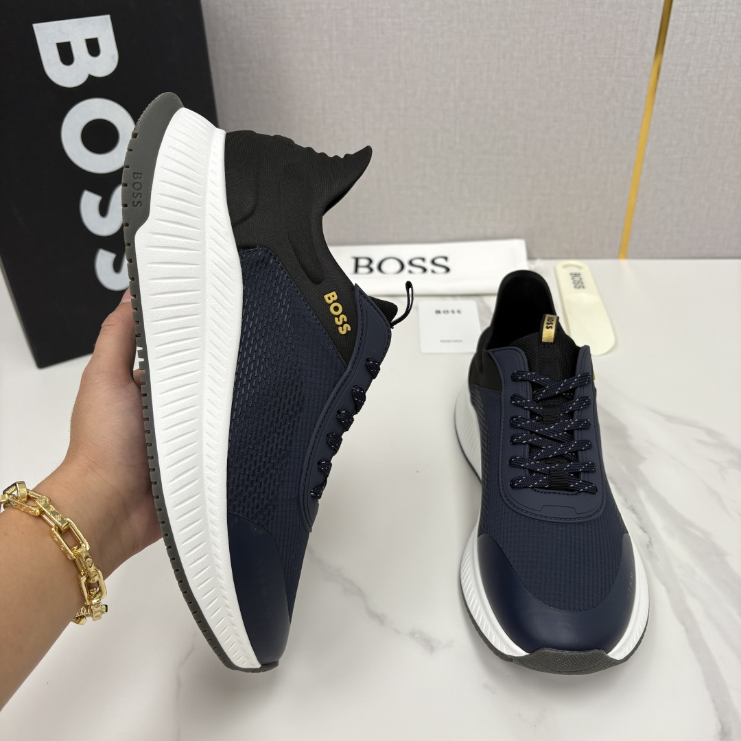💋💍BOSS 男士新款 HUG*O BOSS男士休闲运动鞋：商务型格与运动基因的无缝衔接，解锁都市通勤新