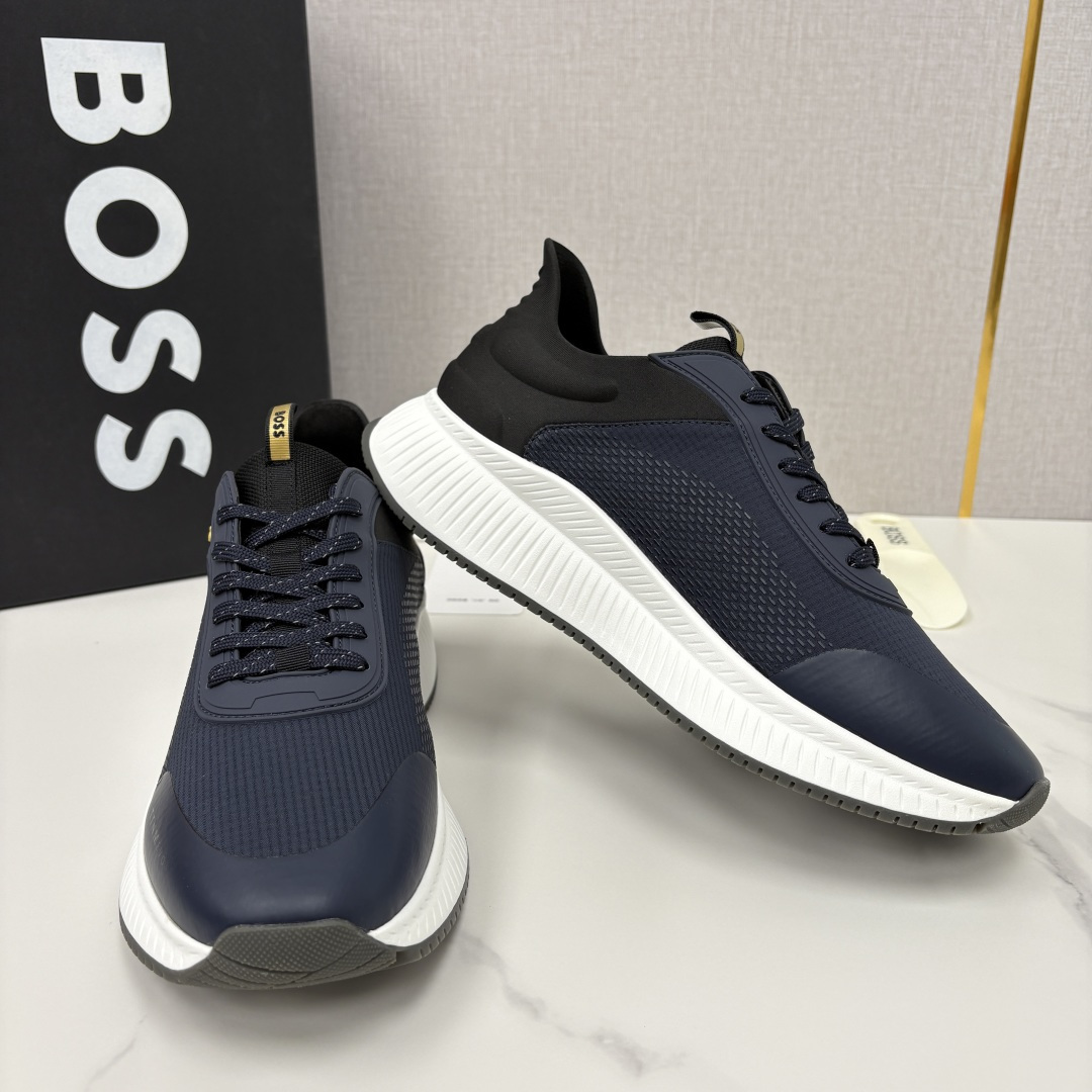 💋💍BOSS 男士新款 HUG*O BOSS男士休闲运动鞋：商务型格与运动基因的无缝衔接，解锁都市通勤新