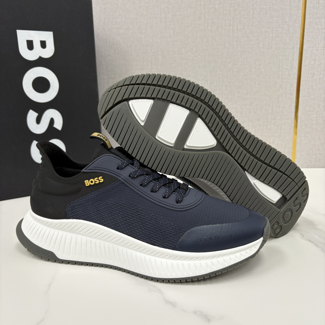 💋💍BOSS 男士新款 HUG*O BOSS男士休闲运动鞋：商务型格与运动基因的无缝衔接，解锁都市通勤新