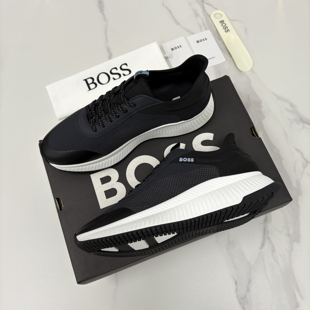 💋💍BOSS 男士新款 HUG*O BOSS男士休闲运动鞋：商务型格与运动基因的无缝衔接，解锁都市通勤新