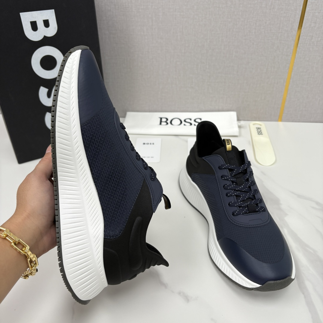 💋💍BOSS 男士新款 HUG*O BOSS男士休闲运动鞋：商务型格与运动基因的无缝衔接，解锁都市通勤新
