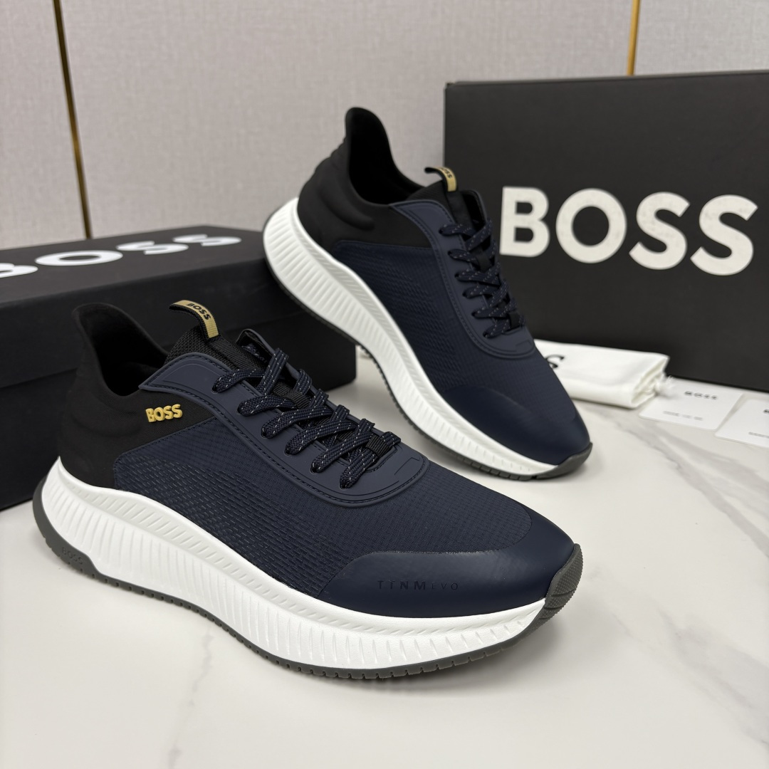 💋💍BOSS 男士新款 HUG*O BOSS男士休闲运动鞋：商务型格与运动基因的无缝衔接，解锁都市通勤新