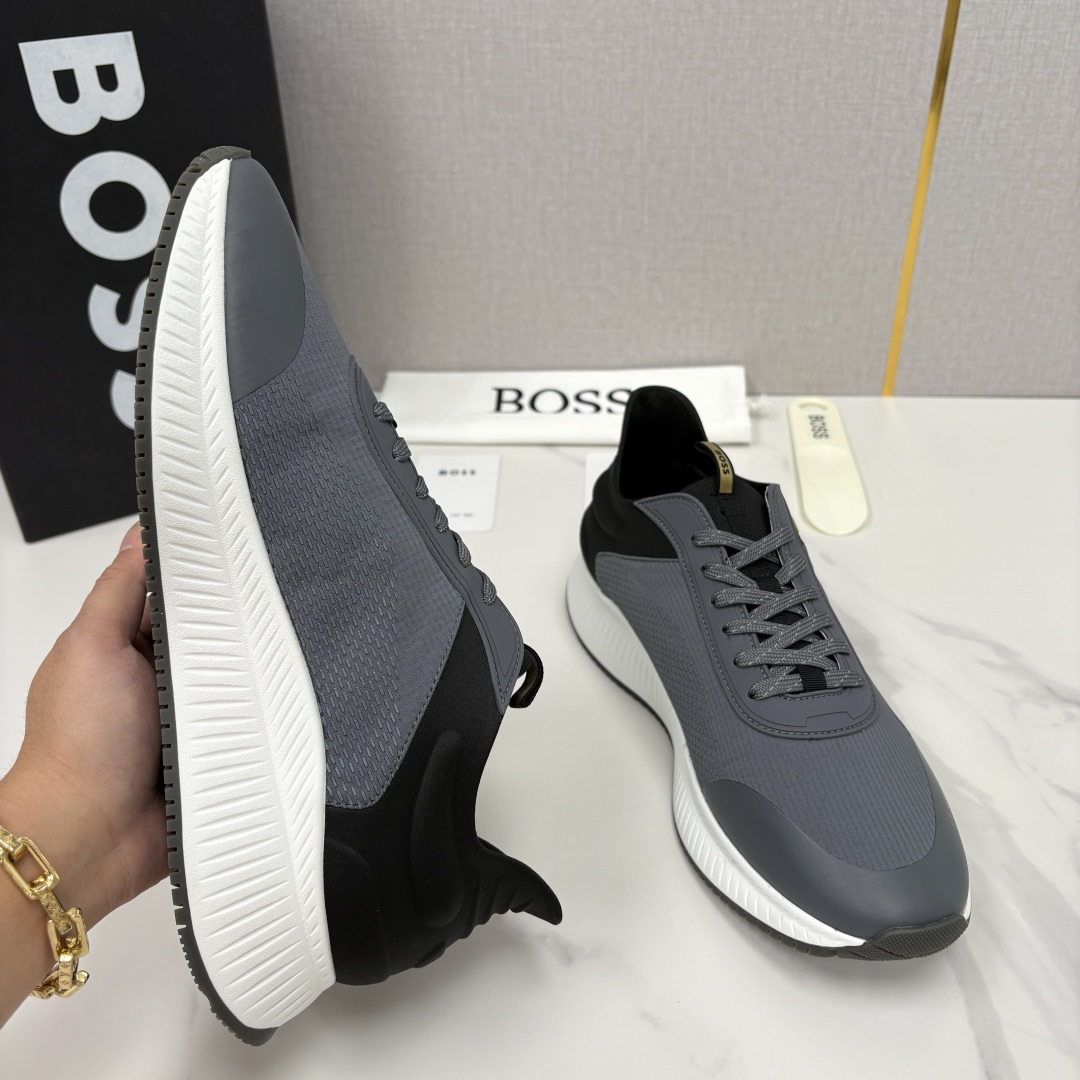 💋💍BOSS 男士新款 HUG*O BOSS男士休闲运动鞋：商务型格与运动基因的无缝衔接，解锁都市通勤新