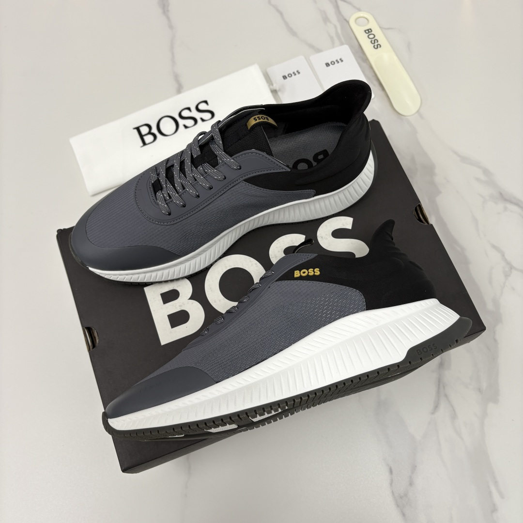 💋💍BOSS 男士新款 HUG*O BOSS男士休闲运动鞋：商务型格与运动基因的无缝衔接，解锁都市通勤新