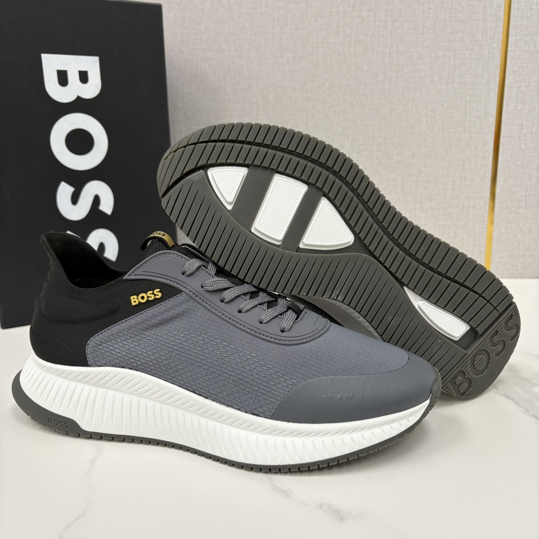 💋💍BOSS 男士新款 HUG*O BOSS男士休闲运动鞋：商务型格与运动基因的无缝衔接，解锁都市通勤新