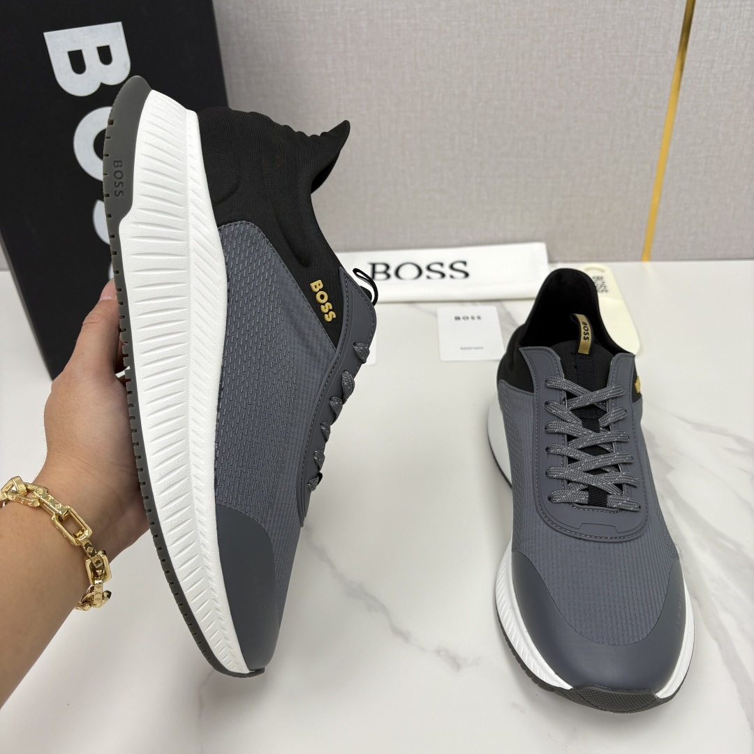 💋💍BOSS 男士新款 HUG*O BOSS男士休闲运动鞋：商务型格与运动基因的无缝衔接，解锁都市通勤新