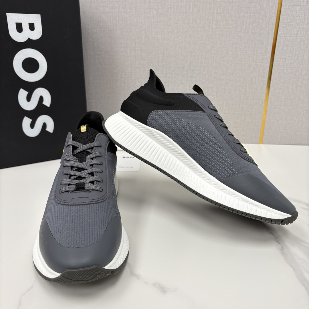 💋💍BOSS 男士新款 HUG*O BOSS男士休闲运动鞋：商务型格与运动基因的无缝衔接，解锁都市通勤新